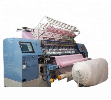Machine piquante automatisée abordable pour la couverture faisant avec le dispositif de coupe de bord