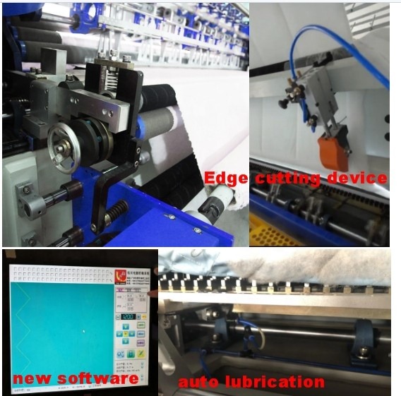 Prix piquant industriel à grande vitesse de machine de Yuxing 1200rpm Multineedle