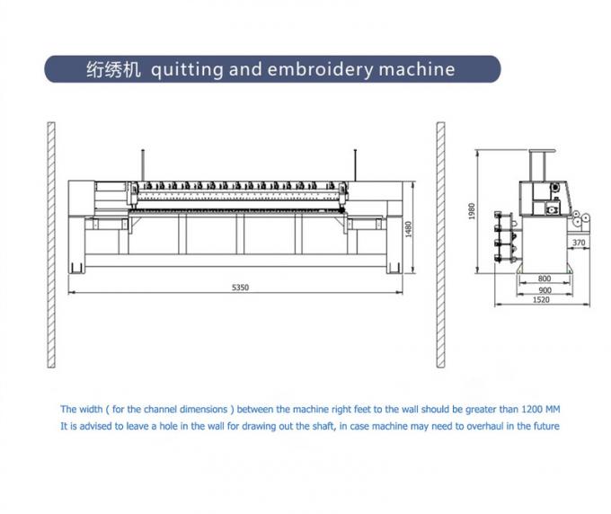 Machine piquante tête multi automatisée de broderie pour la couverture
