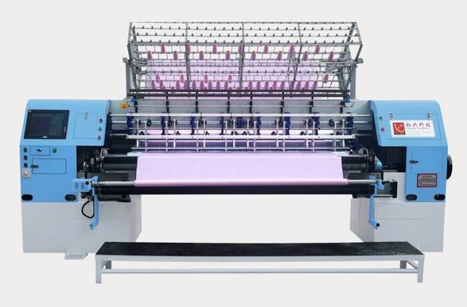 Machine piquante automatisée abordable pour la couverture faisant avec le dispositif de coupe de bord